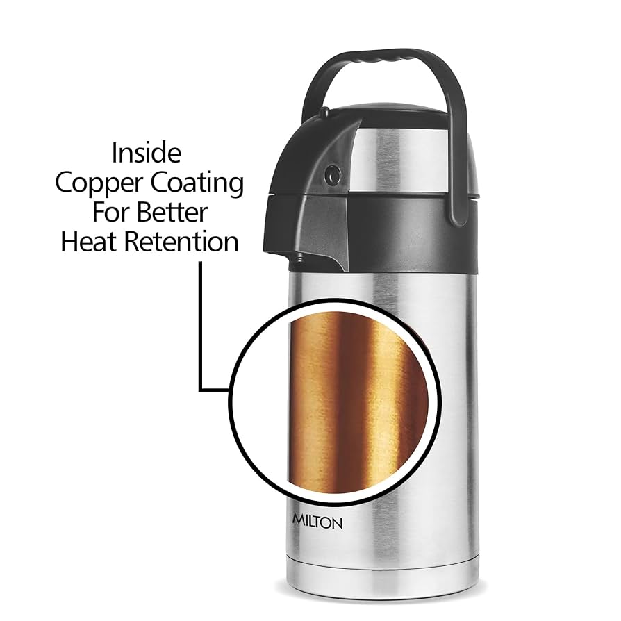 Milton 2500Ml Stainless Steel Tea and Coffee Beverage Dispenser 2.5 Litres