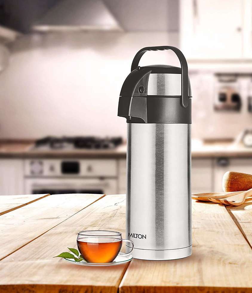 Milton 3500Ml Stainless Steel Tea and Coffee Beverage Dispenser 3.5 Litres