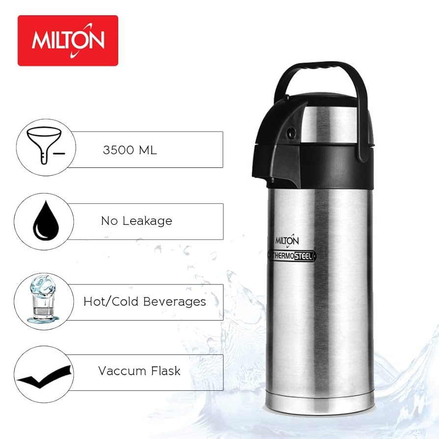 Milton 3500Ml Stainless Steel Tea and Coffee Beverage Dispenser 3.5 Litres
