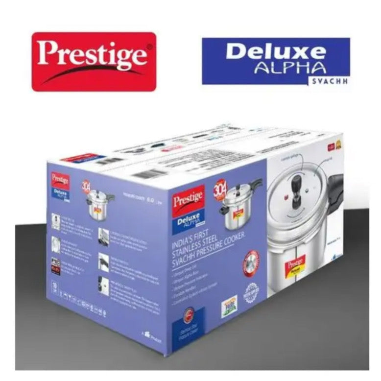 Prestige 8L Deluxe Alpha Svachh Stainless Steel Pressure Cooker