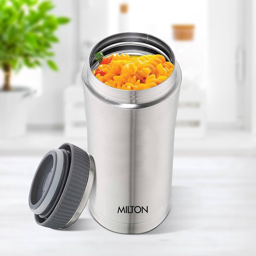 Milton Optima 350 Ml Thermosteel Hot and Cold Flask, 350 Ml| Vacuum Insulated | Rust Proof | Leak Proof | Tea | Coffee | Juice