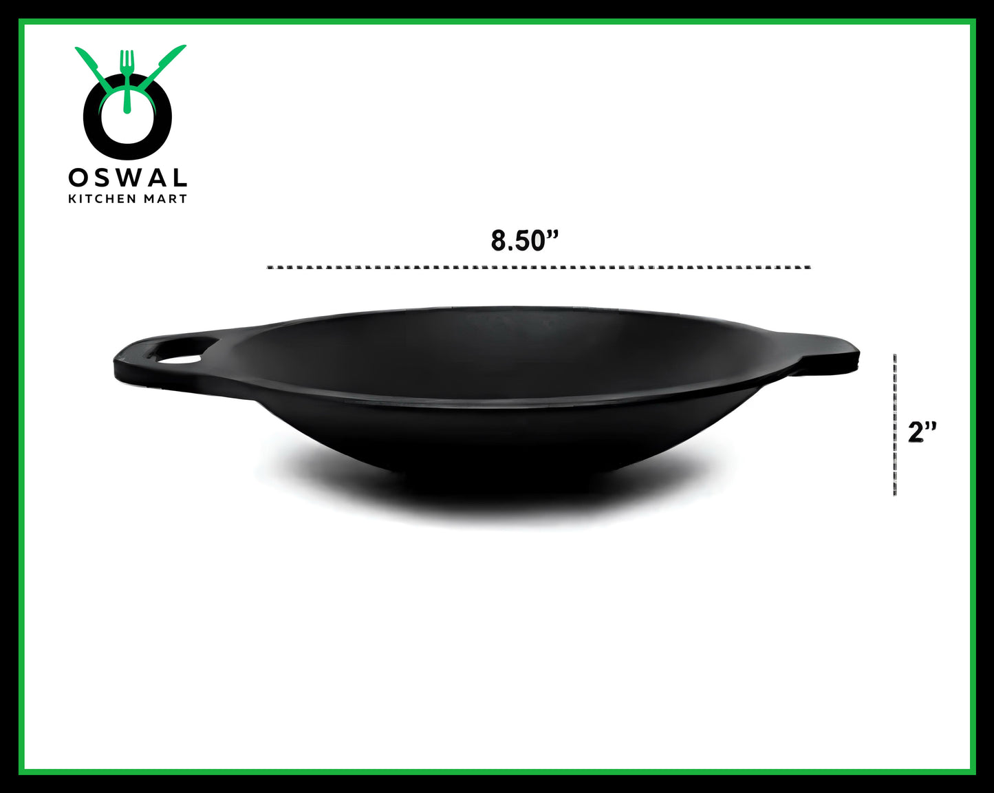 Cast Iron Appa Chattii/Appam Pan/Appam Patra Pre-Seasoned