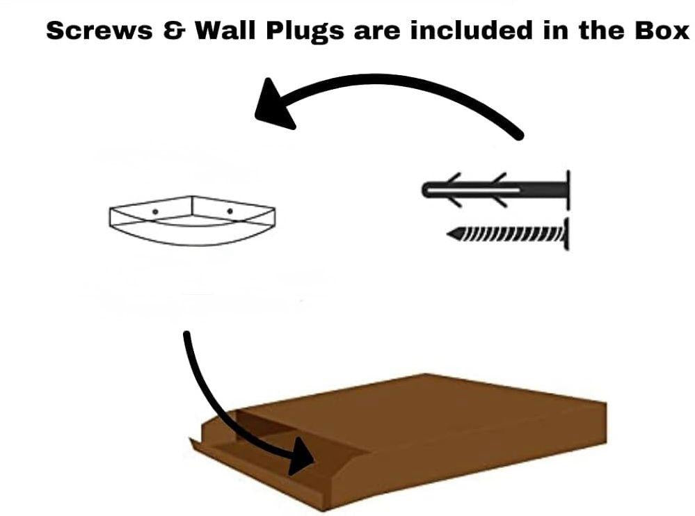 Chirag 12x12 Inch Black Acrylic Corner Shelf – Bathroom Shelf & Accessories (Pack of 1)