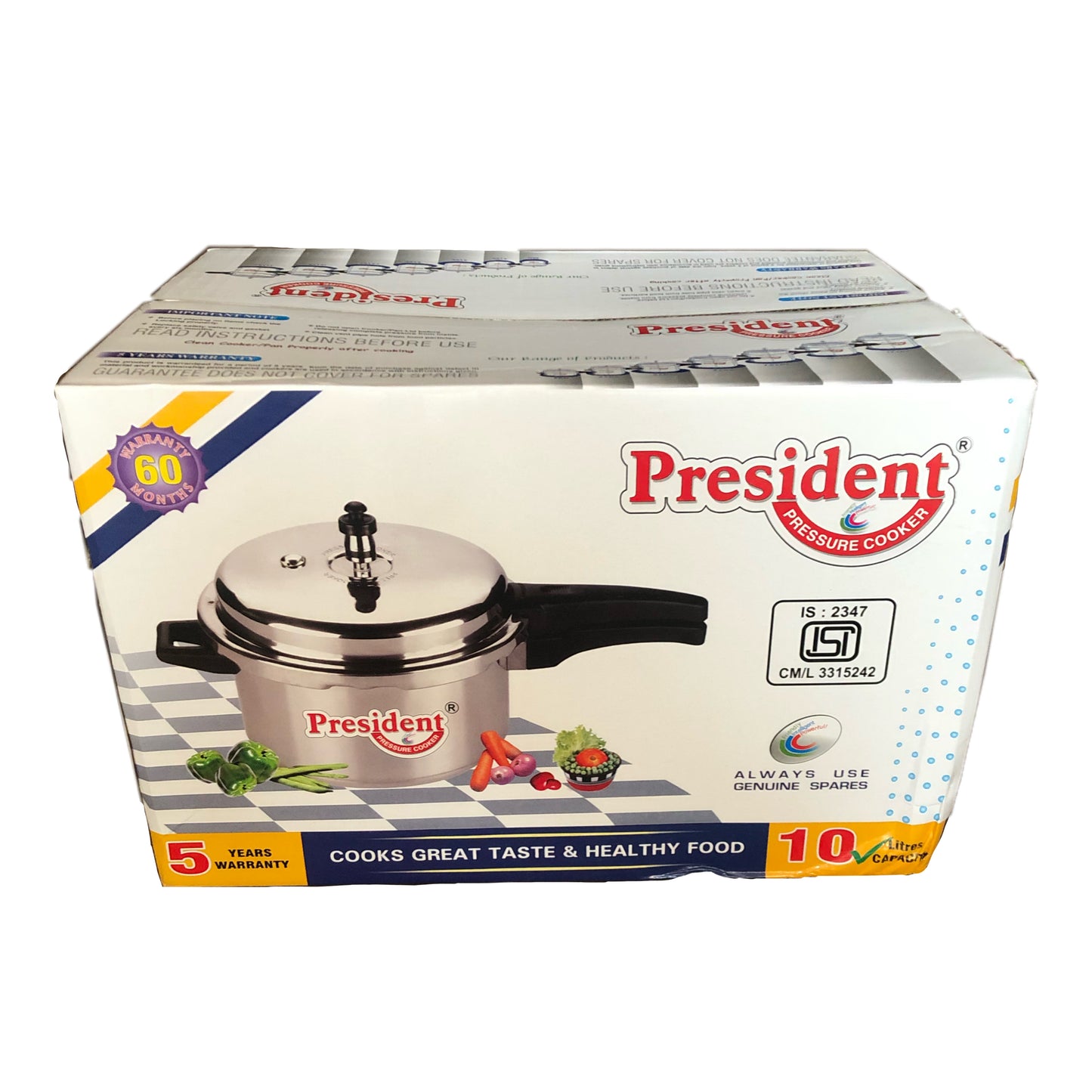 President 10L Pressure Cooker
