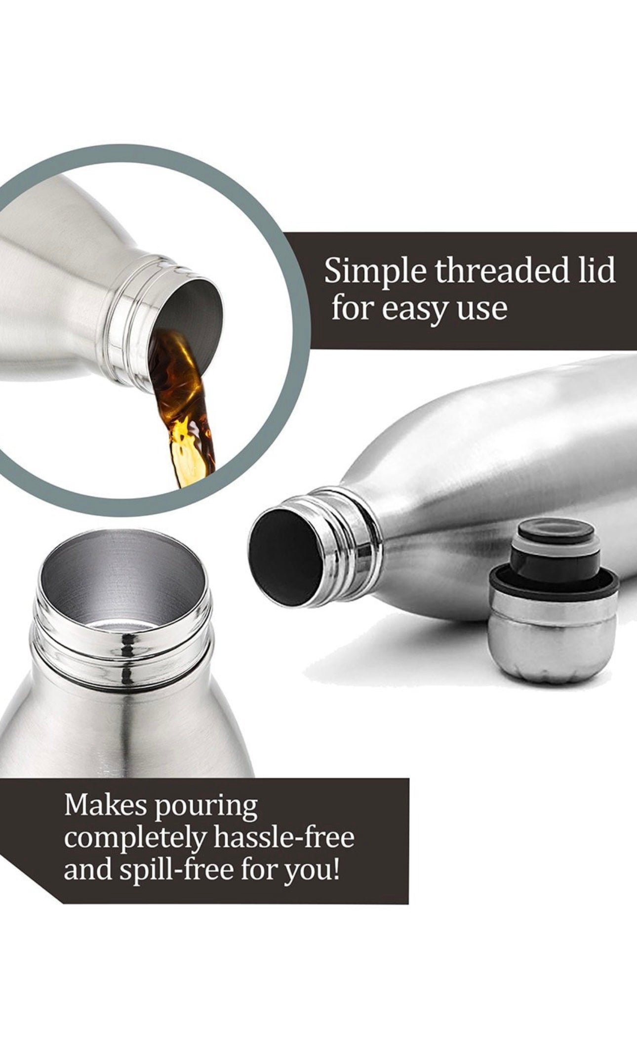 Milton Duo DLX 350 Ml Thermosteel Water Bottle 350 ml, 24 Hr Hot and Cold I Leak Proof Lid, ISI Certified I Vacuum Insulated I for Office, Gym, School