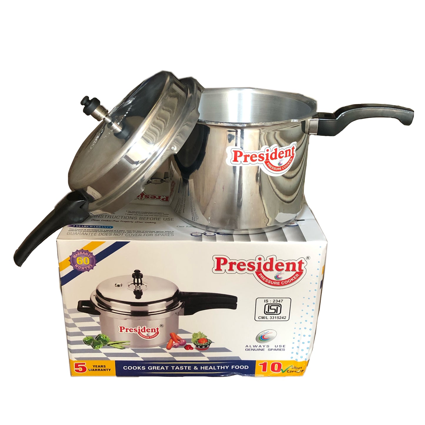 President 10L Pressure Cooker