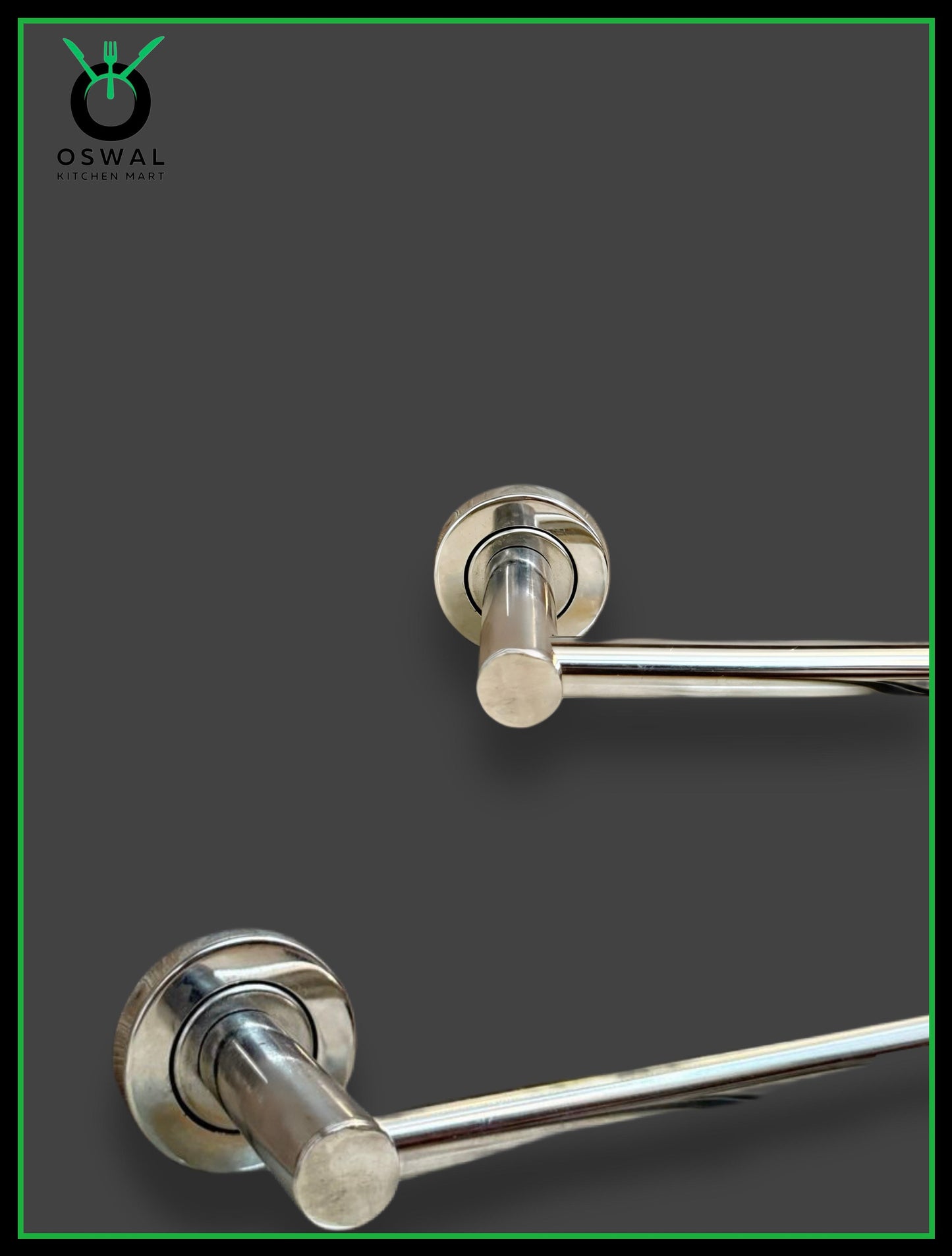 Stainless Steel 30-Inch Towel Rod | Wall Mounted Bathroom Towel Holder | Rust-Free & Durable (Pack of 1)