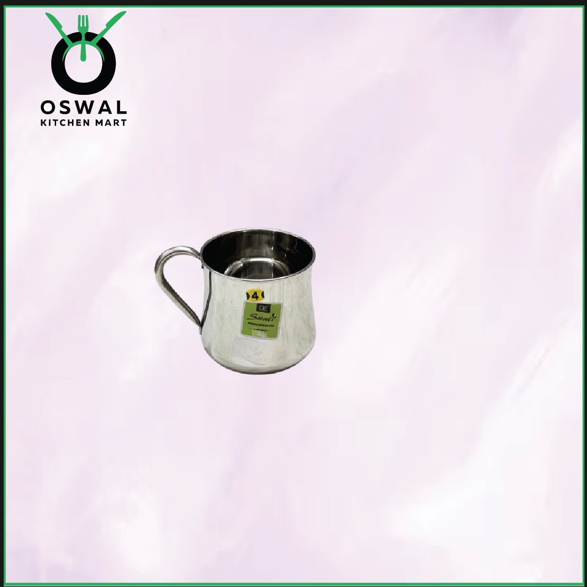 Stainless Steel 4No. Belly Shape Mug– 1000ML(1 Litre) Approx | Stylish Tea & Coffee Mug | Pack of 1