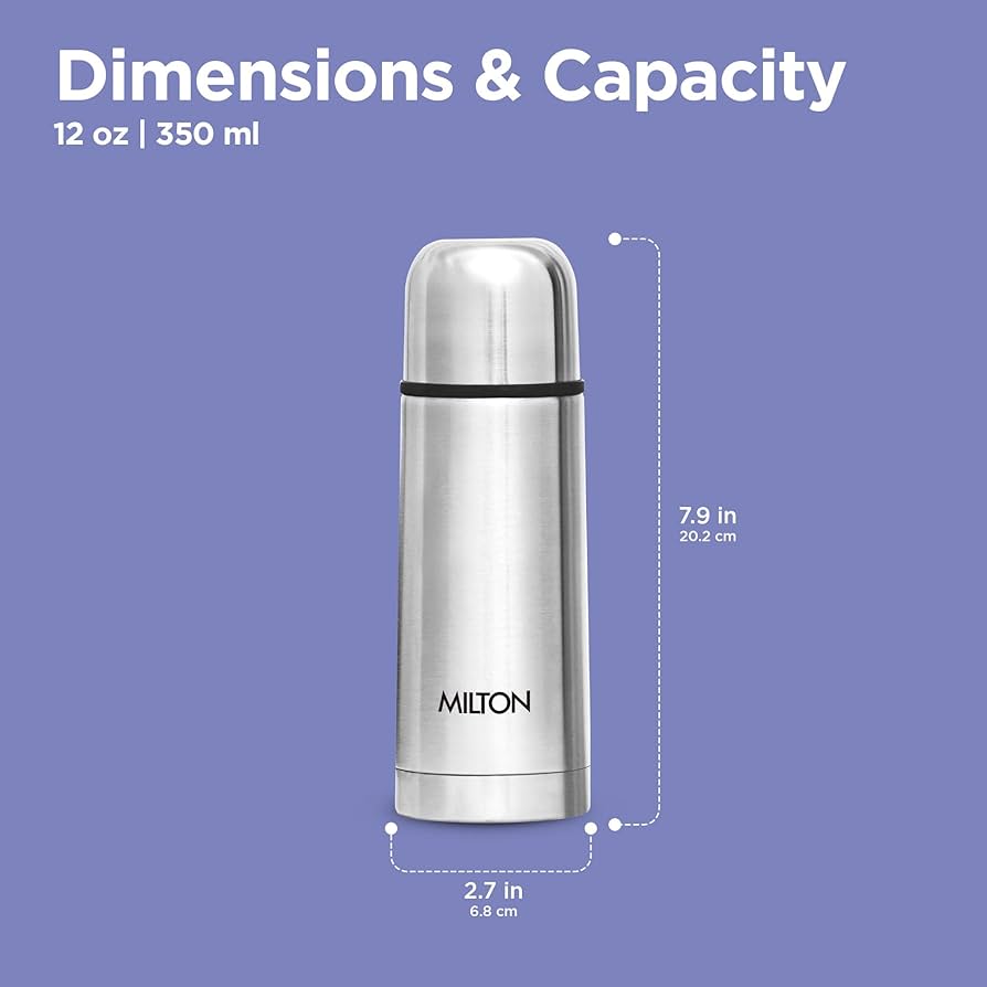 Milton Flip Lid 350ML Thermosteel 24 Hours Hot And Cold Flask