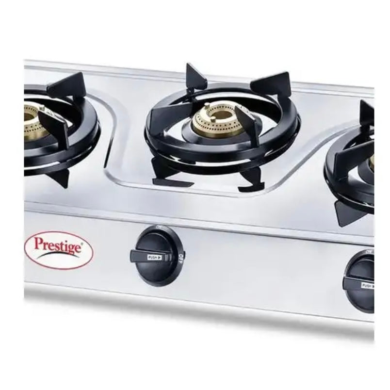 Prestige Prime Stainless Steel 3 Burners Gas Stove