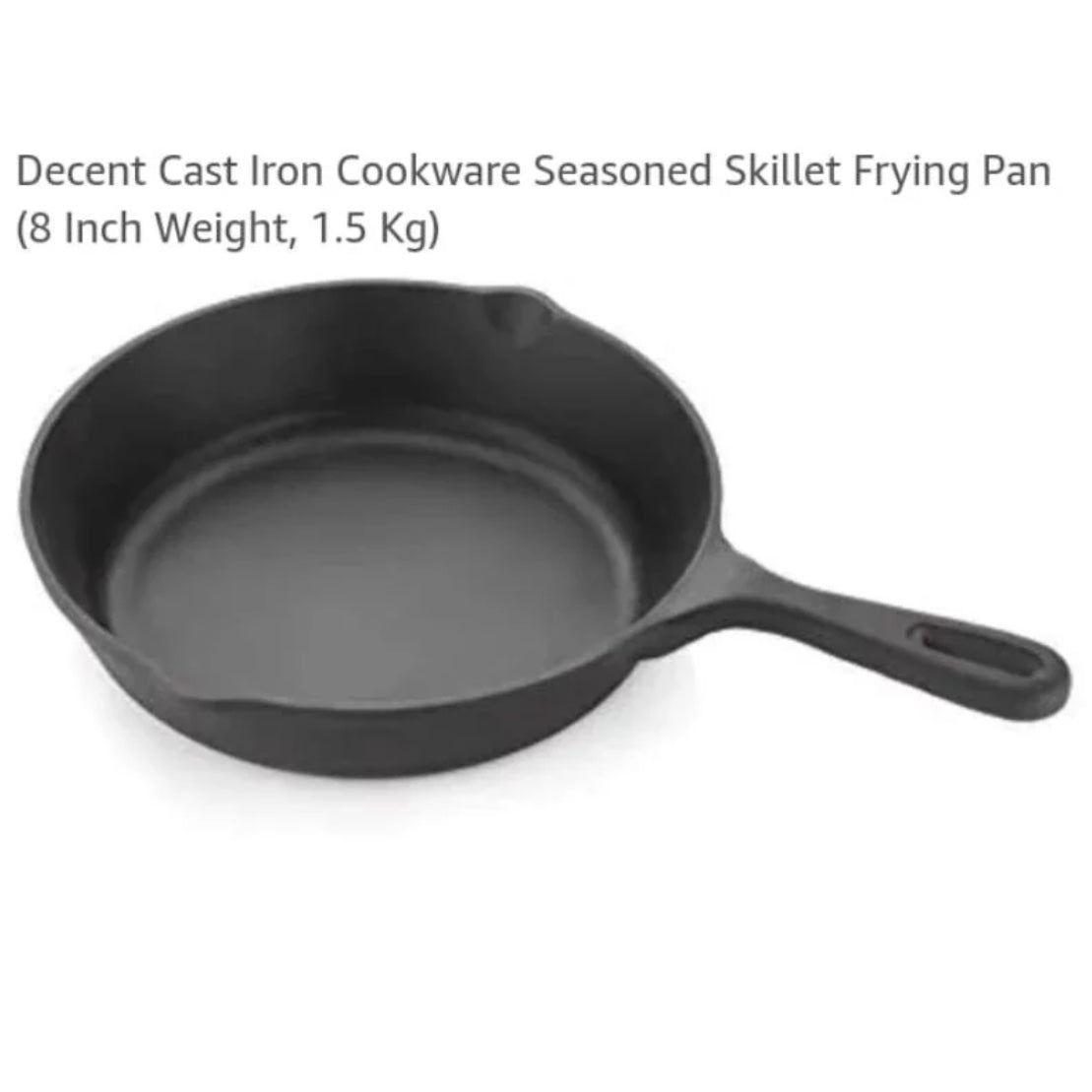 Cast Iron Fry Pan (8 Inch)