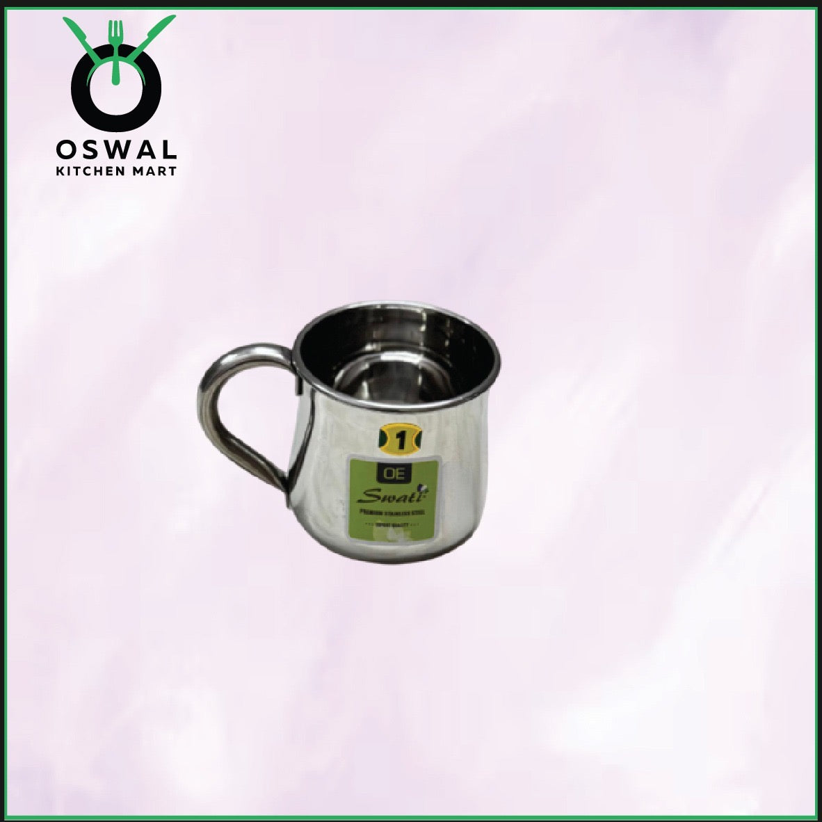 Stainless Steel 1No. Belly Shape Mug– 300ML Approx | Stylish Tea & Coffee Mug | Pack of 1