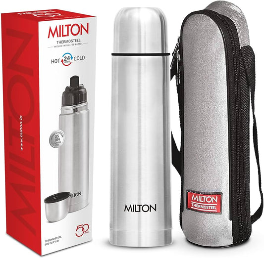 Milton Flip Lid 500ML Thermosteel 24 Hours Hot And Cold Flask