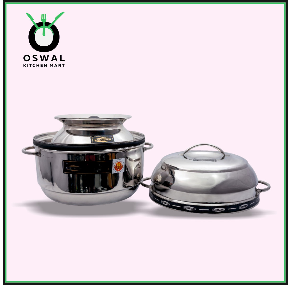 Sreeram Janapriya Stainless Steel Thermal Rice Cooker – 2 Kilogram     (8 Paav) Double Layer Stainless Steel Thermal Cooker| Stainless Steel Steam Pot