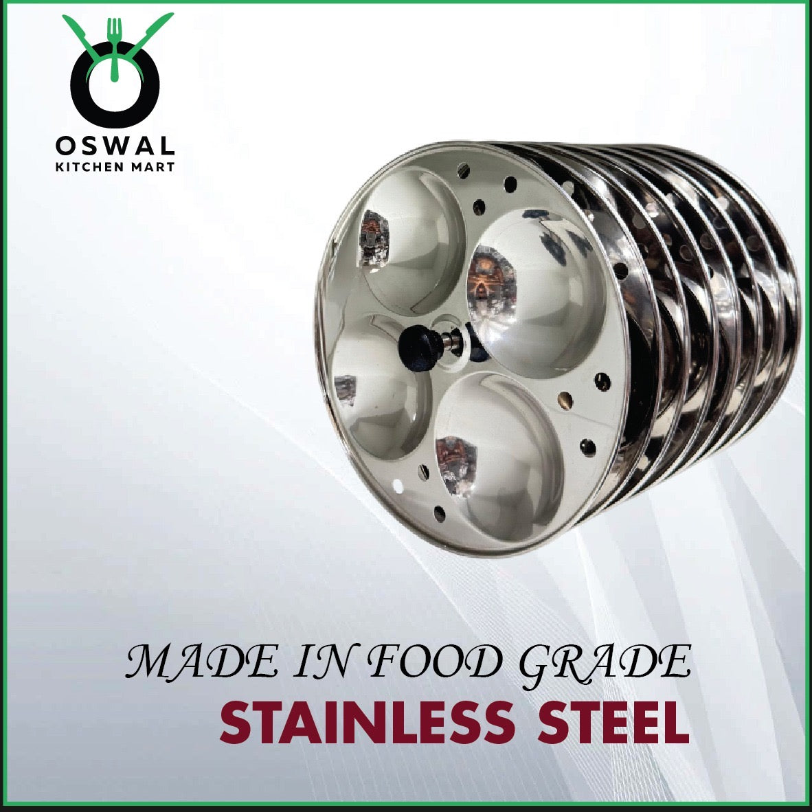 Stainless Steel 8 Plate Idli Maker Stand | 32 Idli Maker Stainless Steel | Idli Stand for Home | Pack Of 1|