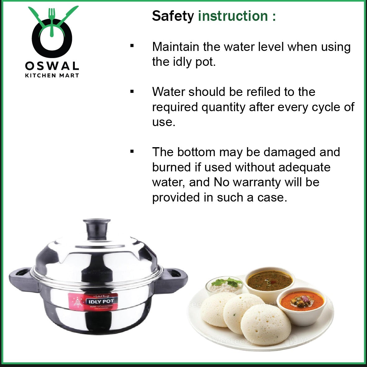 Eurostyle Premium Stainless Steel Idli, Idiyappam & Dhokla Steamer - ISI Mark Certified - (2Idli plates(6 idlis) +1 Steamer Plate) for Flawless Fluffy Idlis - 1.5L capacity - 3Years warranty (Pack Of 1)