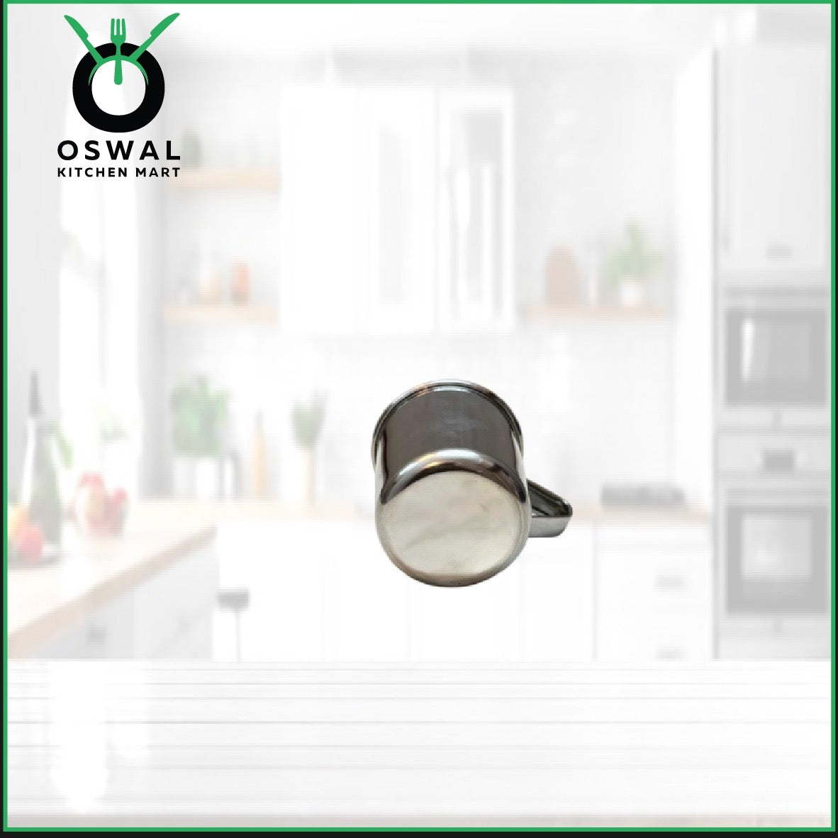 Stainless Steel Mini Mug – 250 ml (Approx) | 3.5 Inch Height & Diameter | Heavy Quality| Small Steel Tea Cup with Handle |Pack of 1