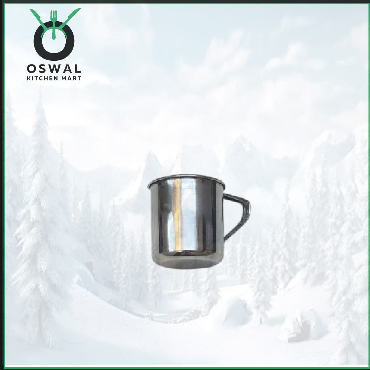 Stainless Steel Mini Mug – 220 ml (Approx) | 3 Inch Height & Diameter | Compact Steel Tea Cup| Pack of 1