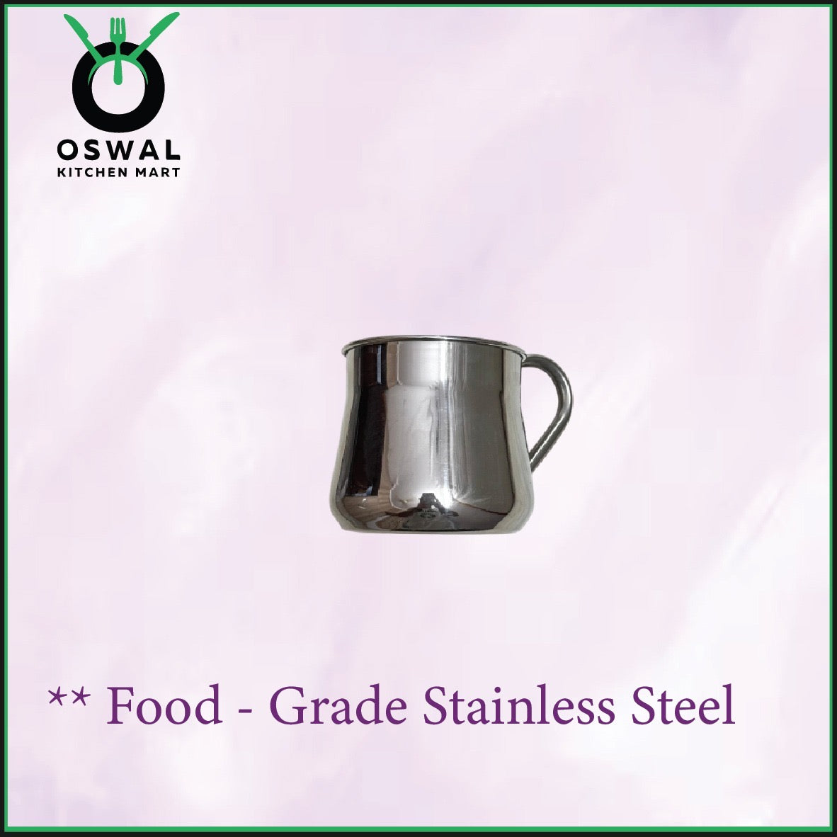 Stainless Steel 3No. Belly Shape Mug– 650ML Approx | Stylish Tea & Coffee Mug | Pack of 1