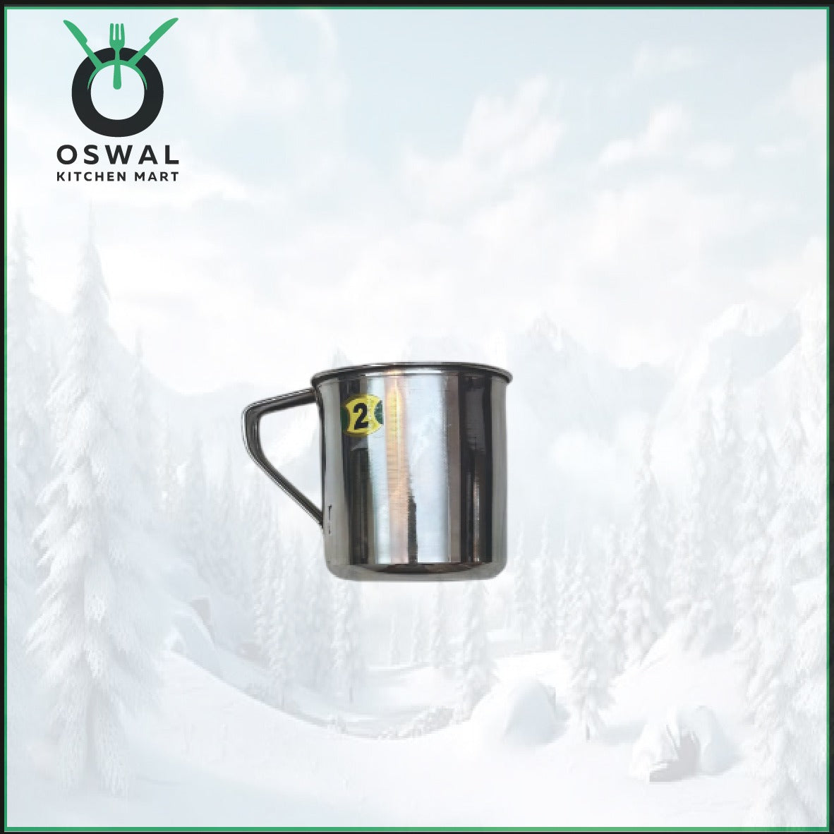 Stainless Steel Mini Mug – 220 ml (Approx) | 3 Inch Height & Diameter | Compact Steel Tea Cup| Pack of 1