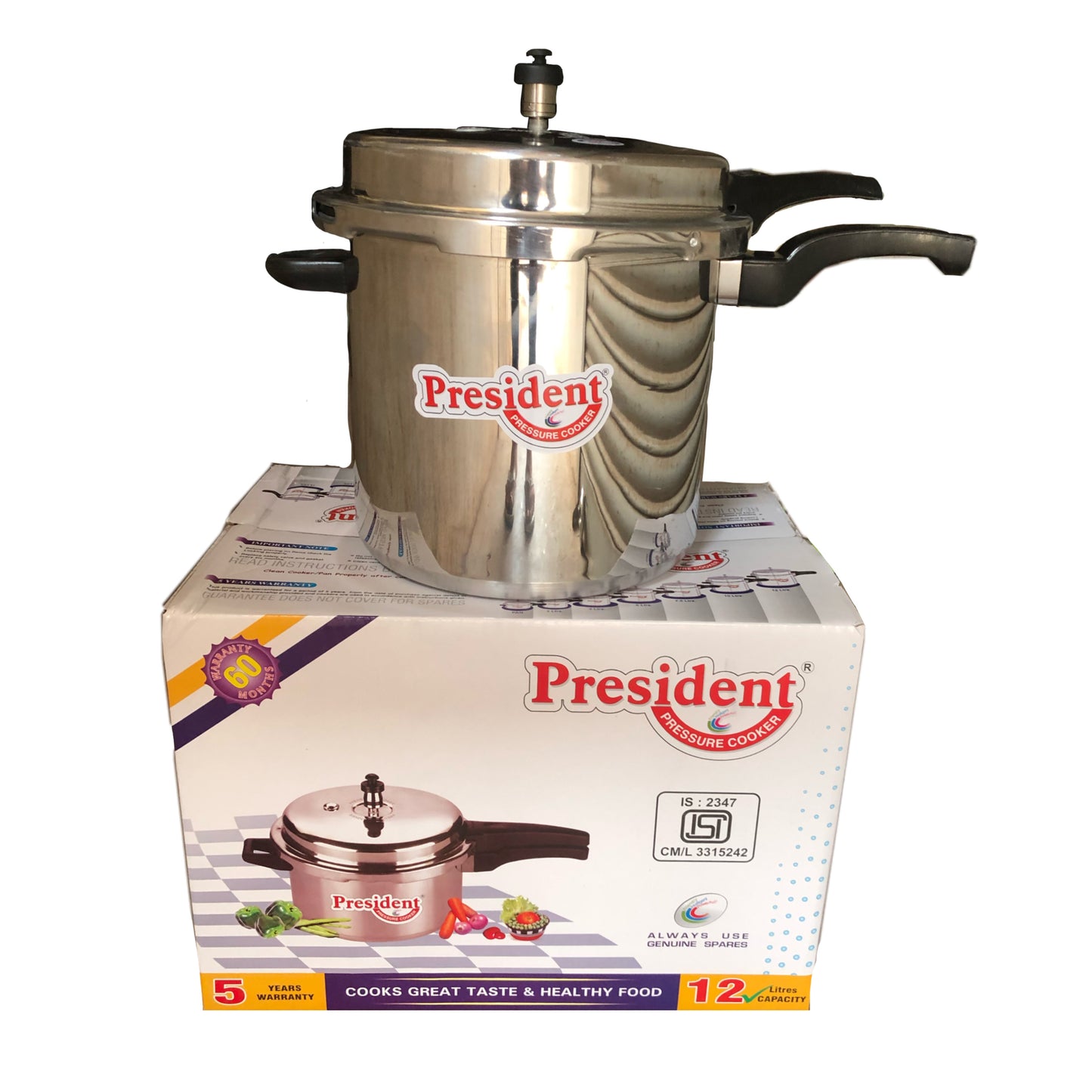 President 12L Pressure Cooker