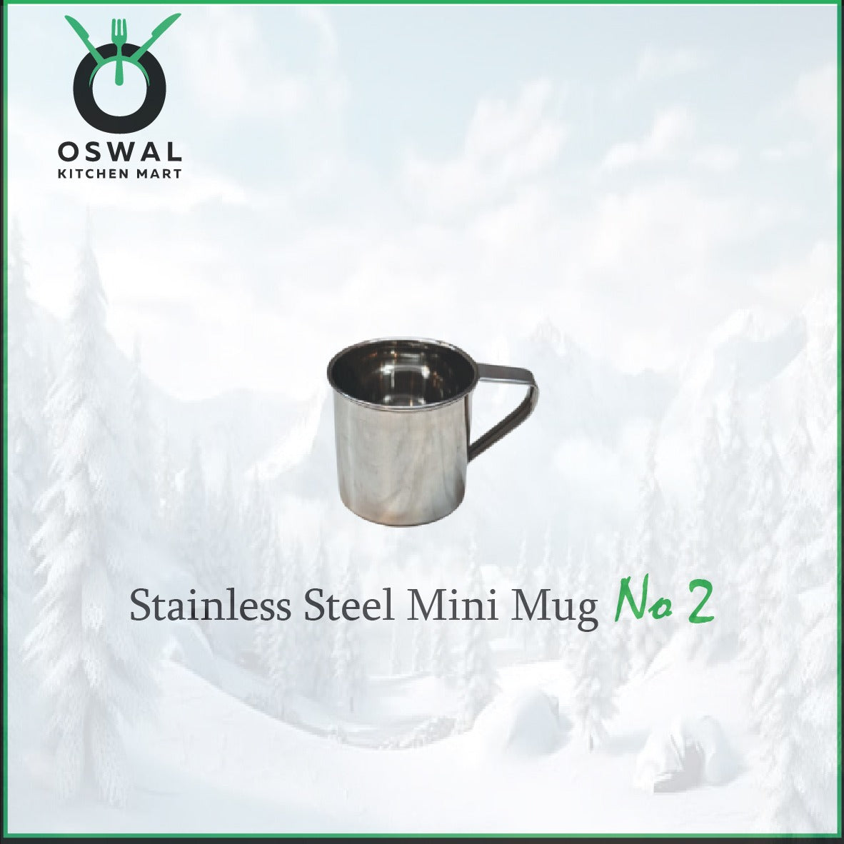 Stainless Steel Mini Mug – 220 ml (Approx) | 3 Inch Height & Diameter | Compact Steel Tea Cup| Pack of 1