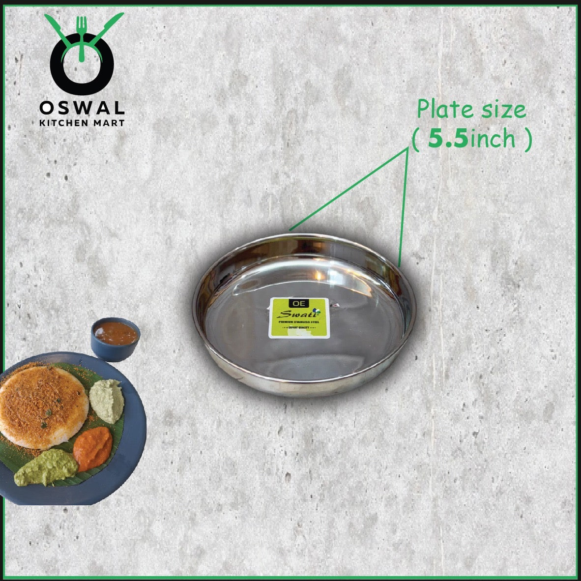 Stainless Steel Thatte Idli Stand-4Plates | Thatte Idli Plate with Stand| Stainless Steel Dhokla/Thatte Idli Stand With 4 Plates| Pack of 1