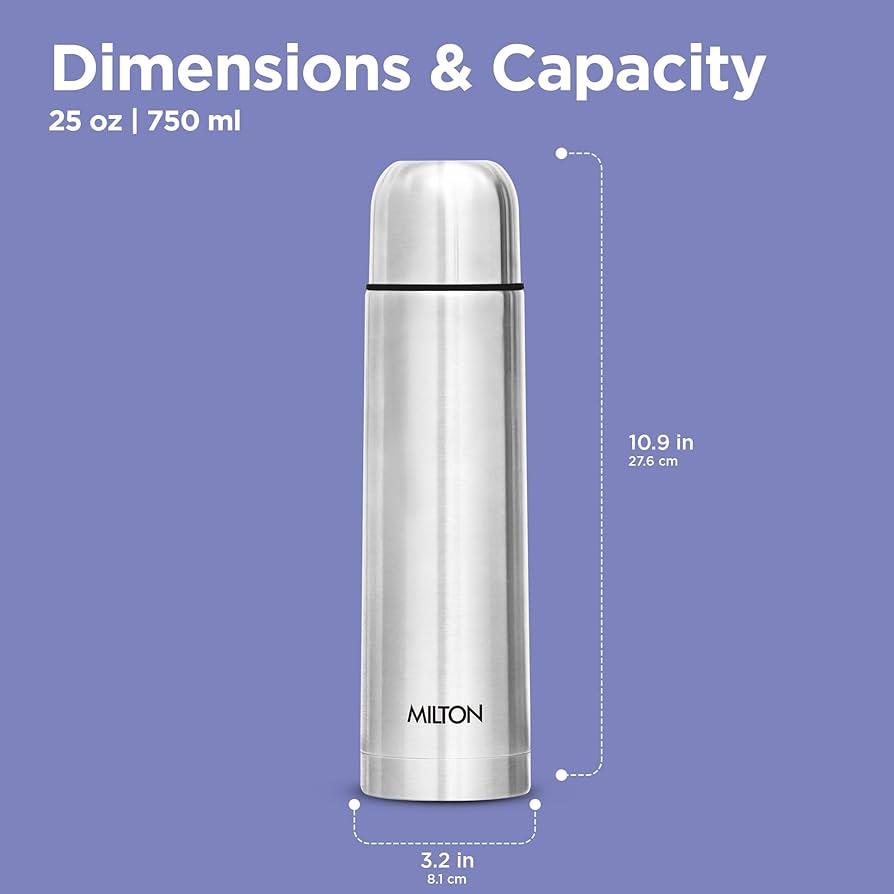 Milton Flip Lid 750ML Thermosteel 24 Hours Hot And Cold Flask
