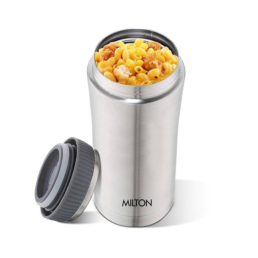 Milton Optima 420 Ml Thermosteel Hot and Cold Flask, 420 ml | ISI Certified | Vacuum Insulated | Rust Proof | Leak Proof | Tea | Coffee | Juice