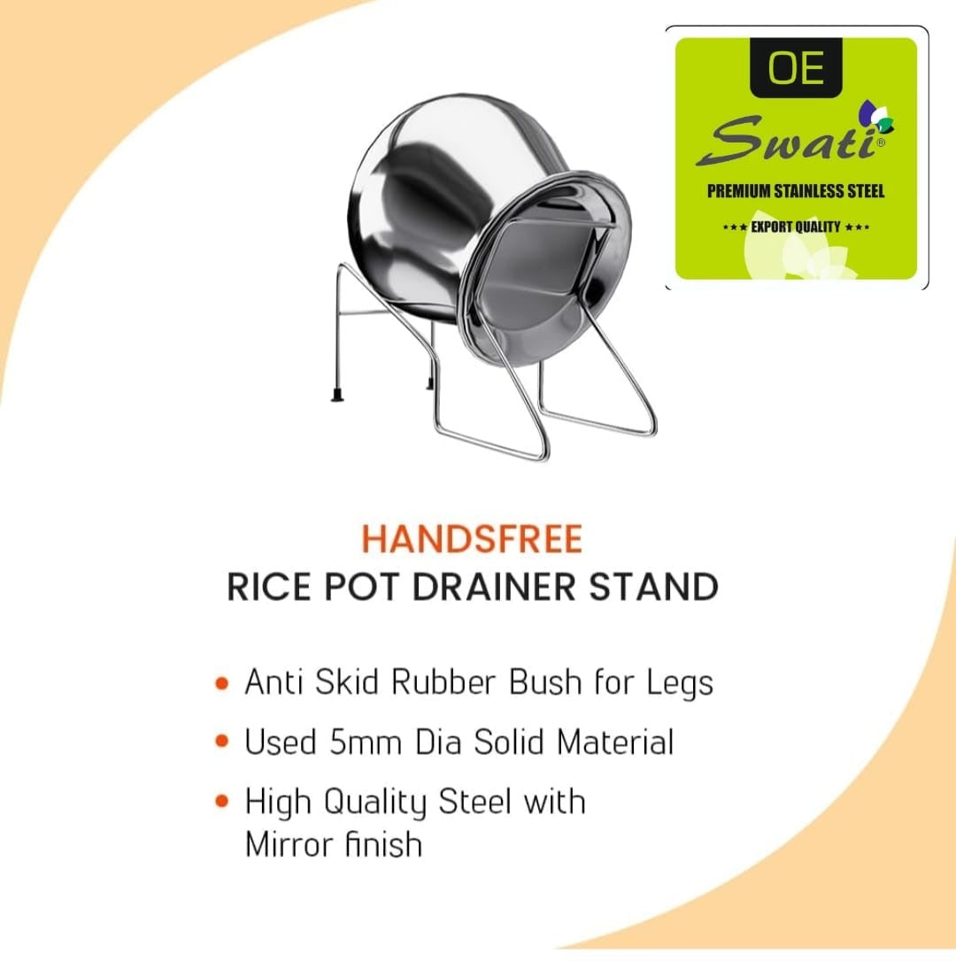Rice Pot Drainer Stand
