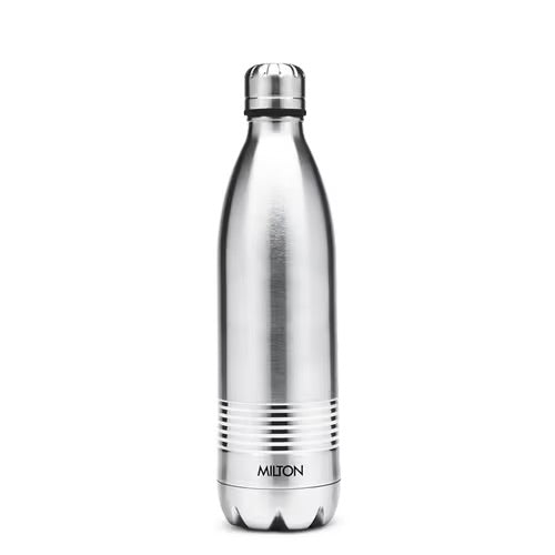 Milton Duo DLX 500 Ml Thermosteel Water Bottle 500 ml, 24 Hr Hot and Cold I Leak Proof Lid, ISI Certified I Vacuum Insulated I for Office, Gym, School