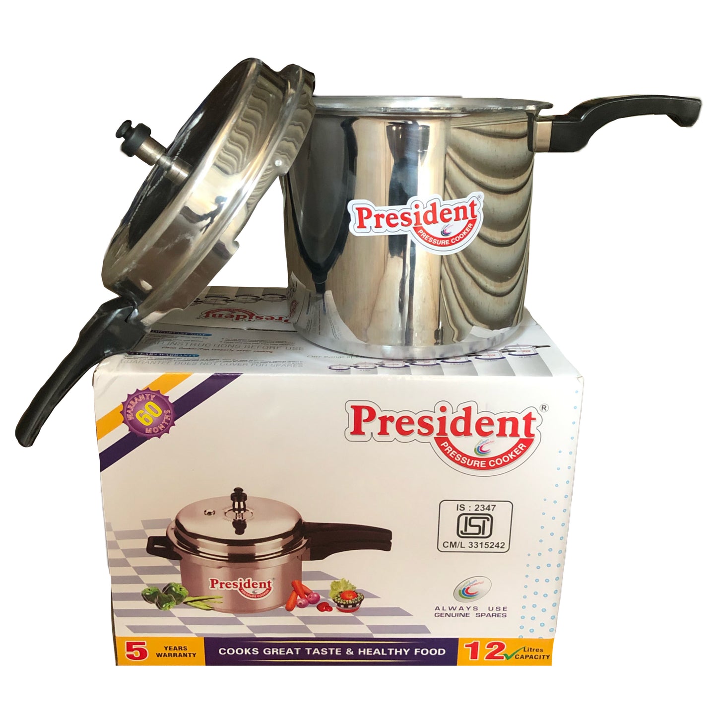 President 12L Pressure Cooker