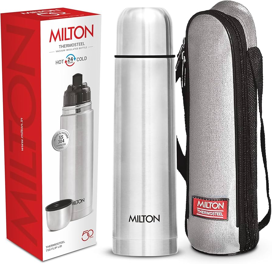 Milton Flip Lid 750ML Thermosteel 24 Hours Hot And Cold Flask