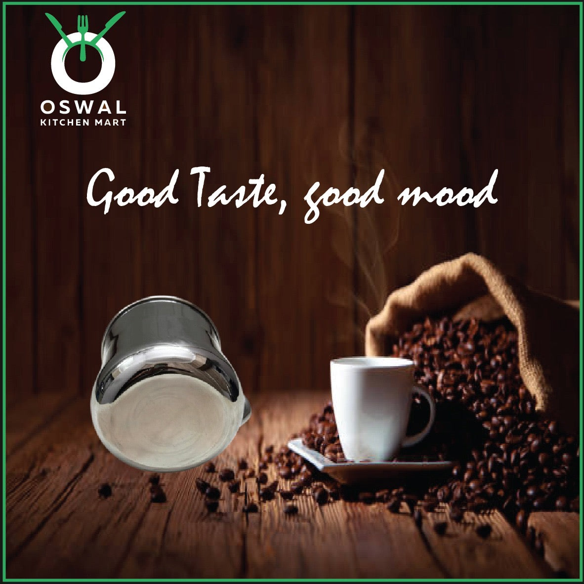 Stainless Steel 4No. Belly Shape Mug– 1000ML(1 Litre) Approx | Stylish Tea & Coffee Mug | Pack of 1