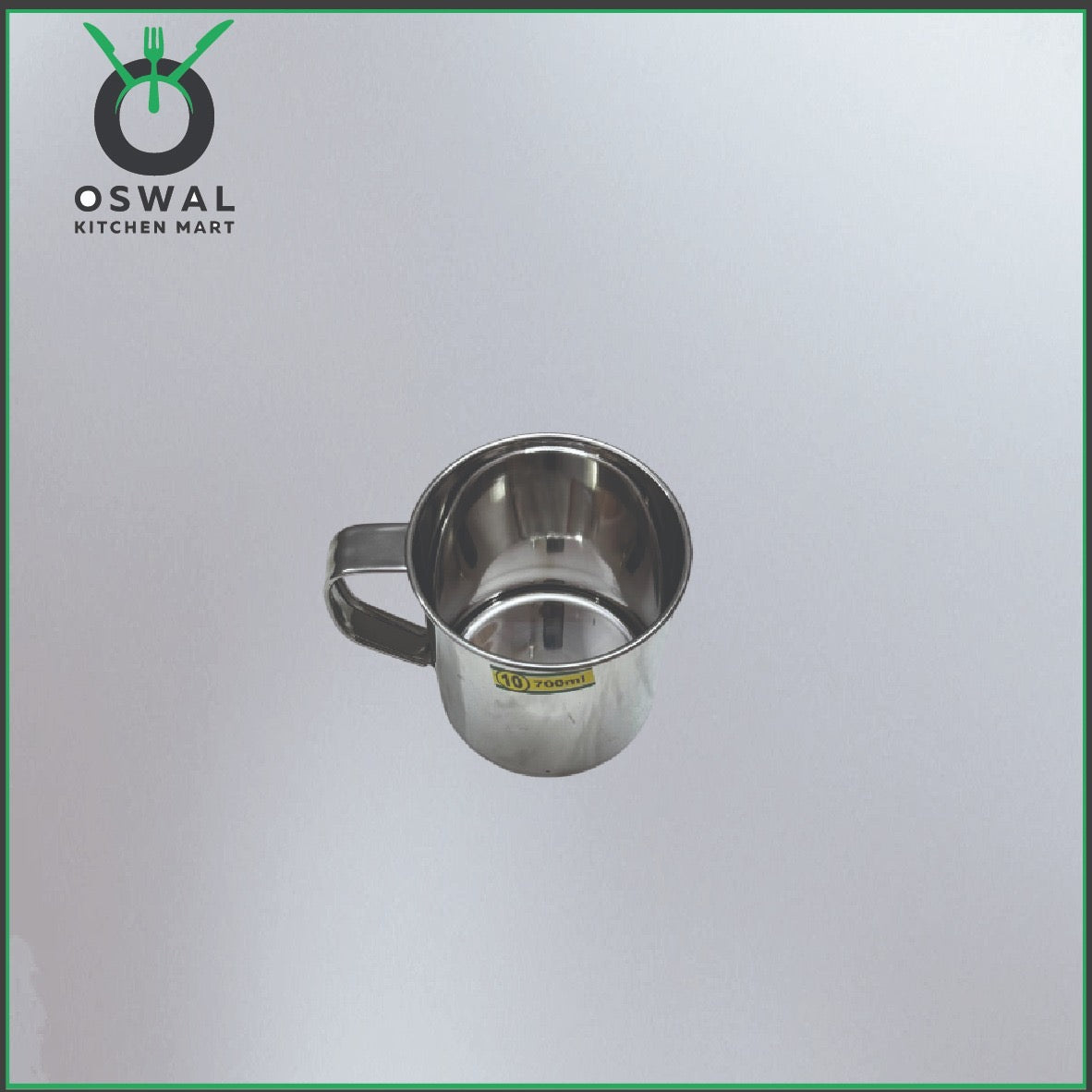 Stainless Steel Mug 700ML |Stainless Steel Coffee Mug | Steel Cup with Handle | Steel Cups for Tea for Home, Travel, Outdoor | Tea, Coffee & Milk Mug | Rust-Proof Camping & Hiking Mug (Pack Of 1)