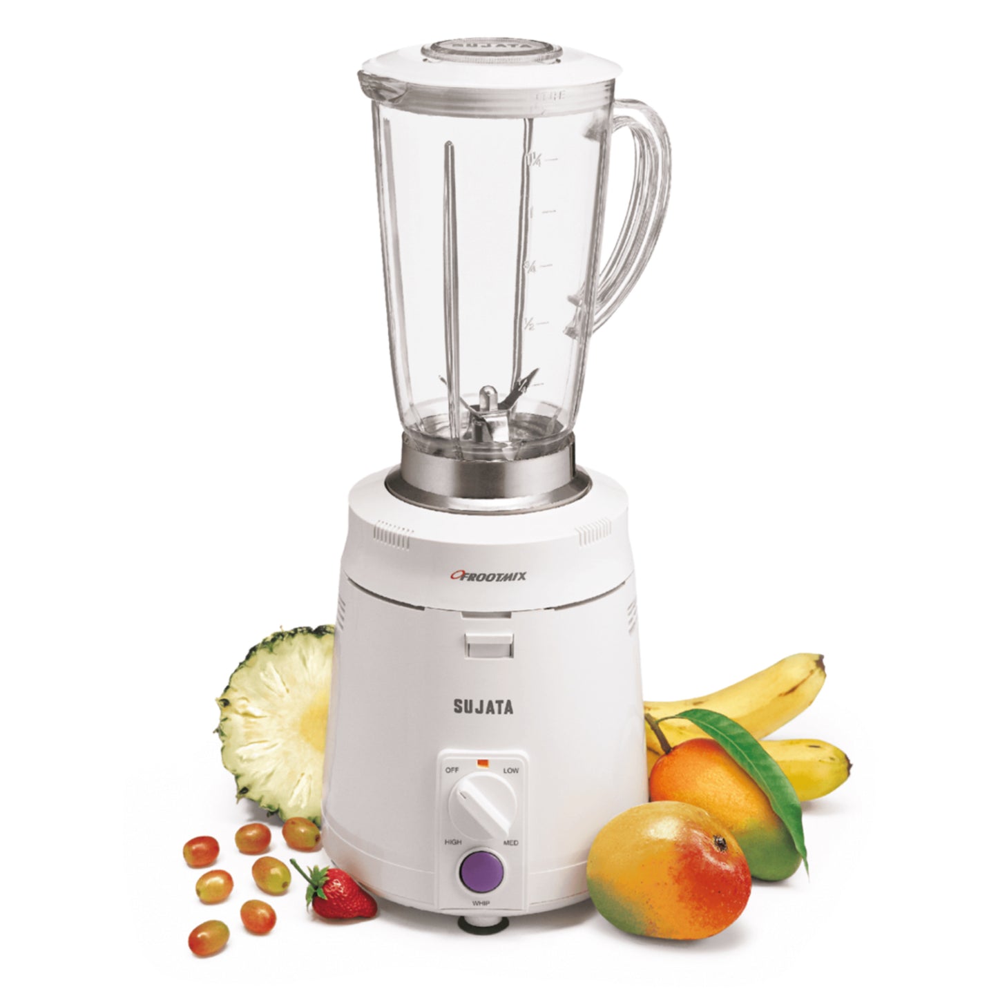 Sujata Froot Mix 900W Mixer Grinder With  1 Jar (White)