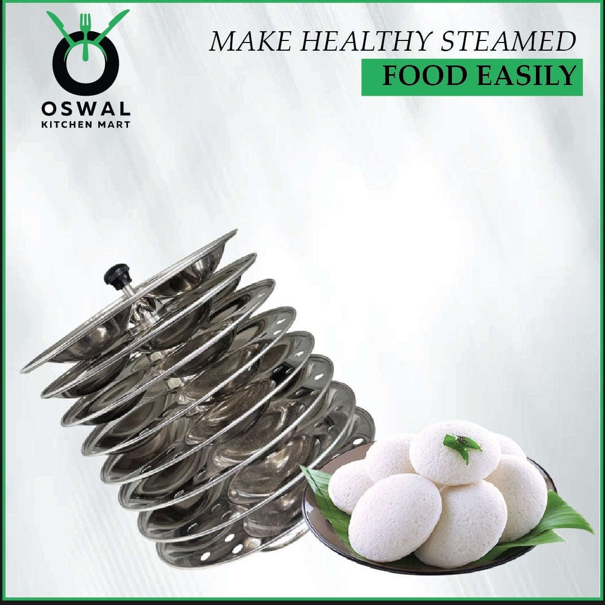 Stainless Steel 8 Plate Idli Maker Stand | 32 Idli Maker Stainless Steel | Idli Stand for Home | Pack Of 1|