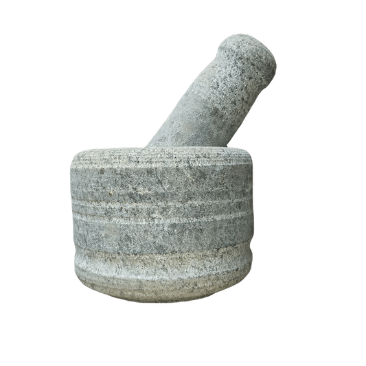 Stone Mortar And Pestle [Kutani Stone]