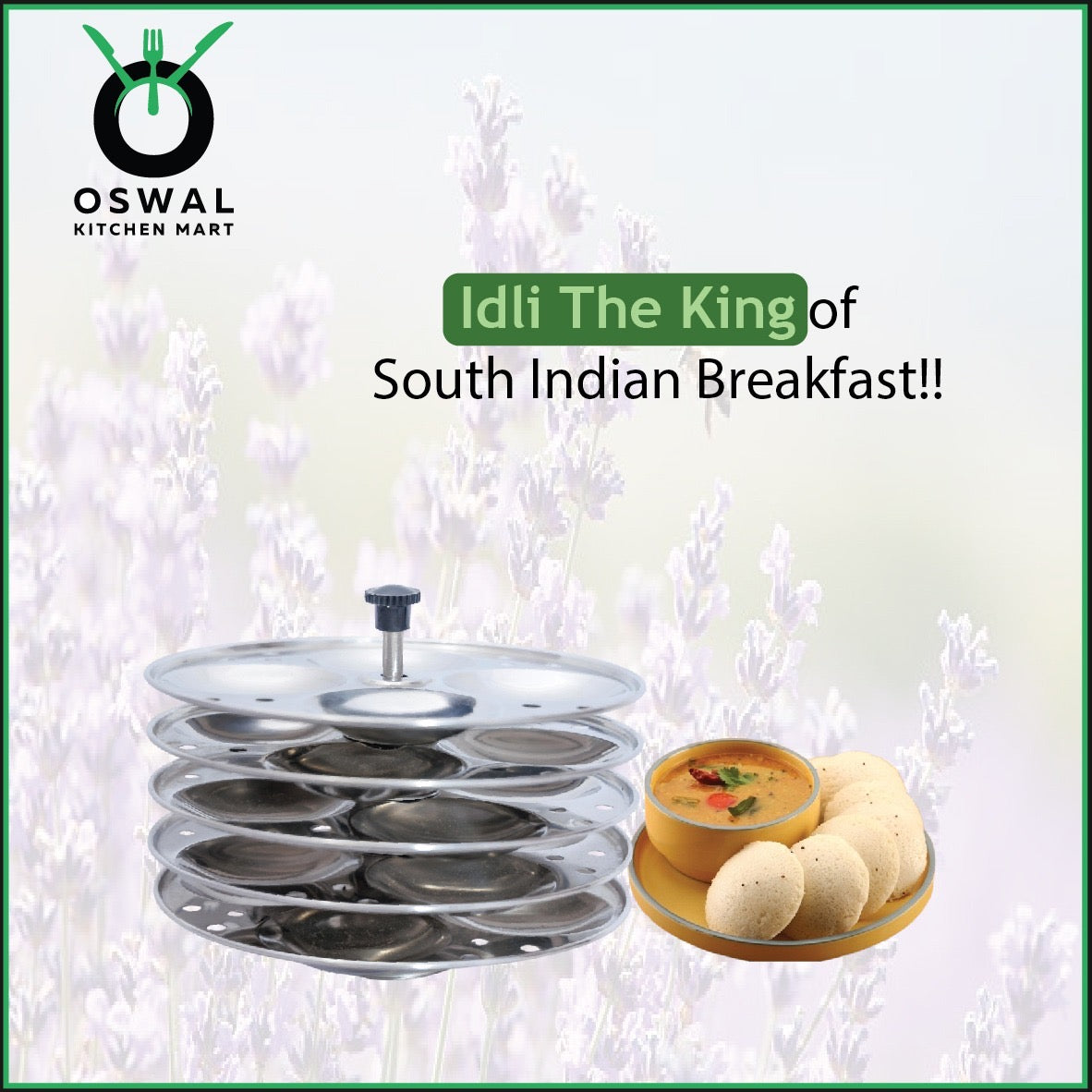 Stainless Steel 5 Plate Idli Maker Stand | 20 Idli Maker Stainless Steel | Idli Stand for Home | Pack Of 1|