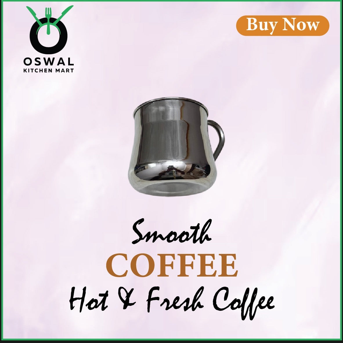 Stainless Steel 4No. Belly Shape Mug– 1000ML(1 Litre) Approx | Stylish Tea & Coffee Mug | Pack of 1