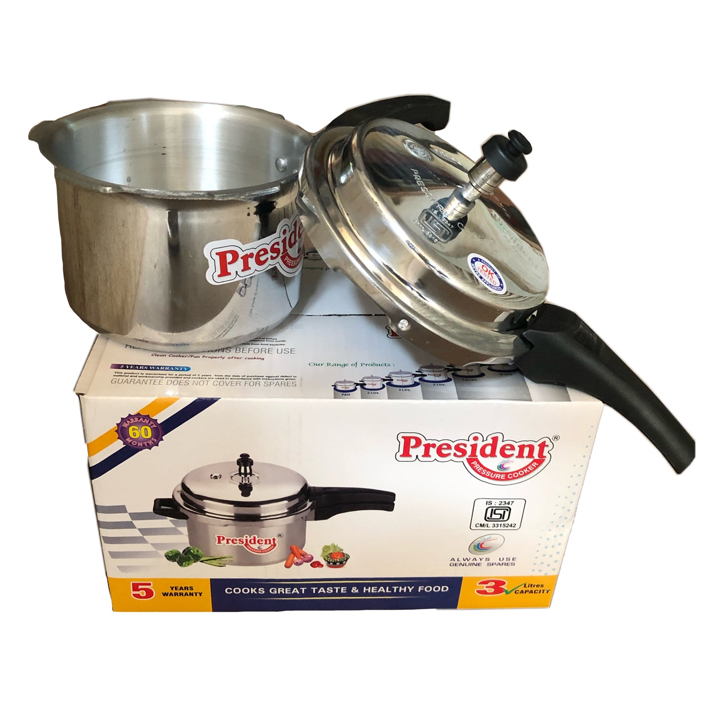 President 3L Pressure Cooker