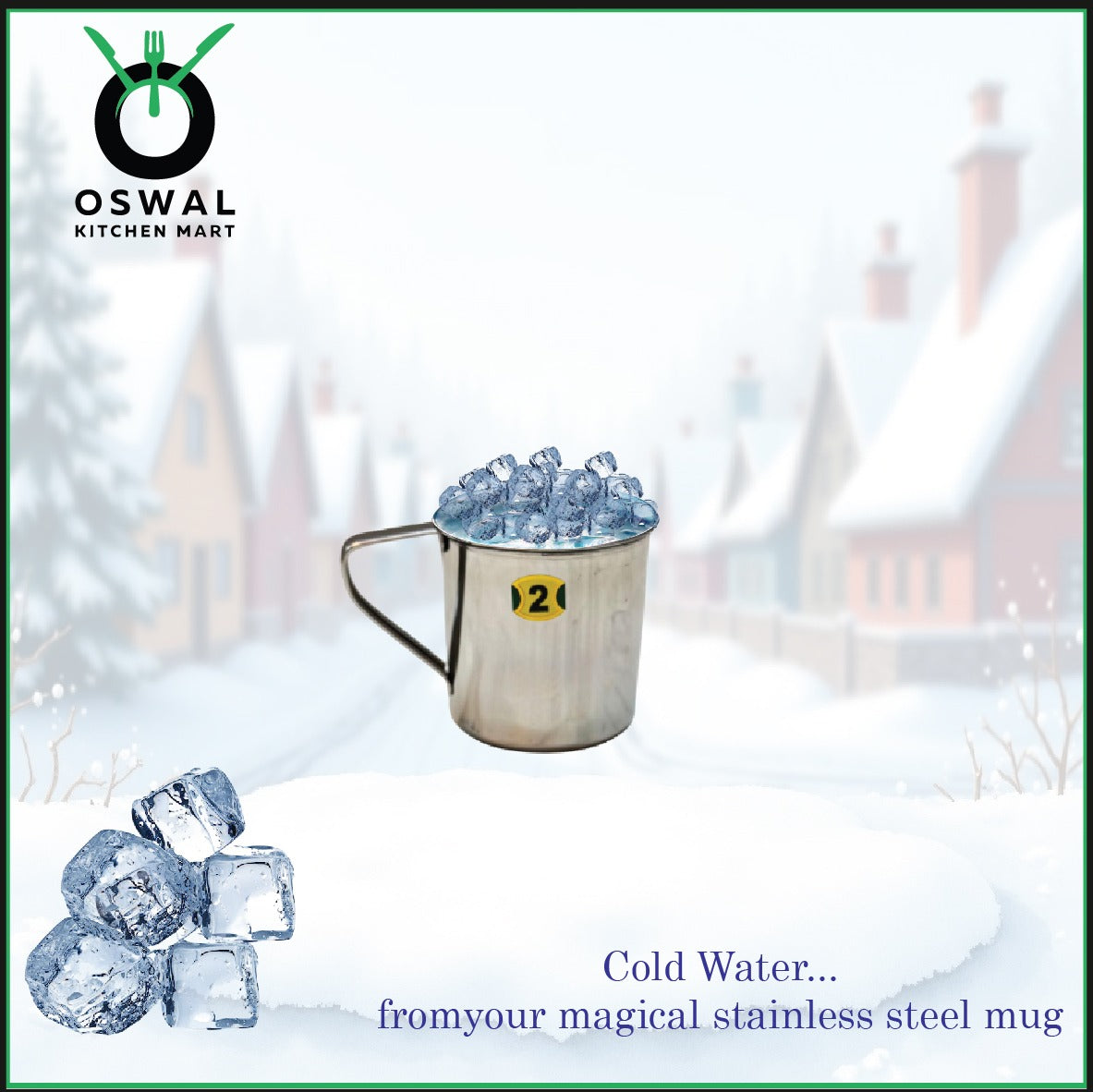 Stainless Steel Mini Mug – 220 ml (Approx) | 3 Inch Height & Diameter | Compact Steel Tea Cup| Pack of 1