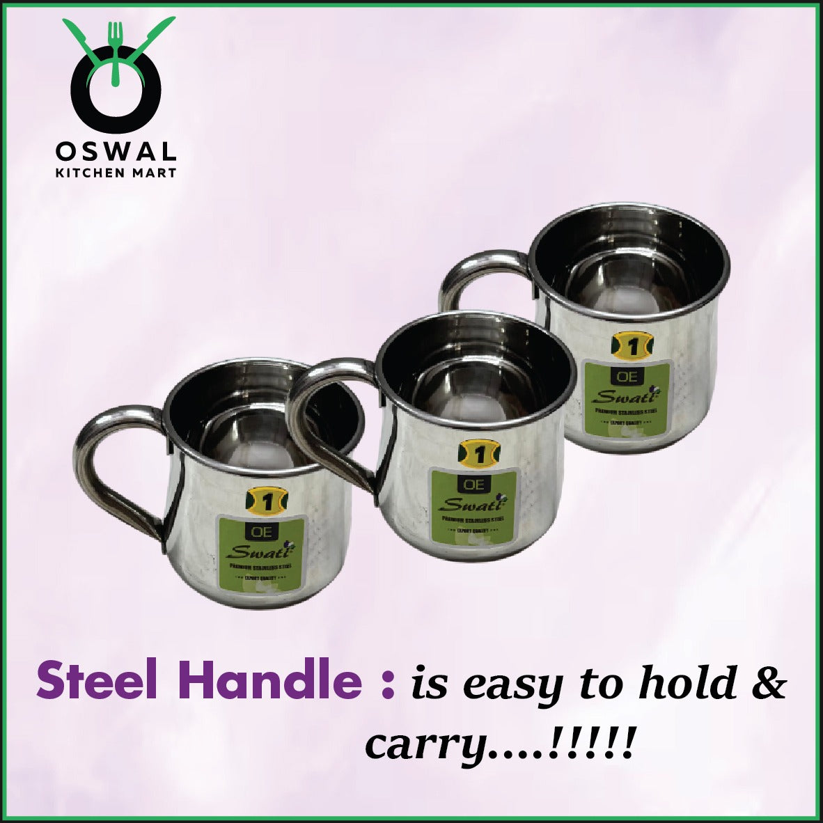 Stainless Steel 1No. Belly Shape Mug– 300ML Approx | Stylish Tea & Coffee Mug | Pack of 1