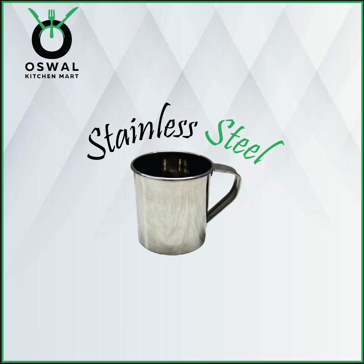 Stainless Steel Mug 500ML |Stainless Steel Coffee Mug | Steel Cup with Handle | Steel Cups for Tea for Home, Travel, Outdoor | Tea, Coffee & Milk Mug | Rust-Proof Camping & Hiking Mug (Pack Of 1)