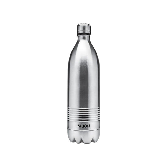 Milton Duo DLX 1000 Ml Thermosteel Bottle, 1000 ml Water Bottle, 24 Hours Hot and Cold, Easy to Carry, Easy Grip, Rust Proof, Tea, Coffee, Office, Travel Bottle