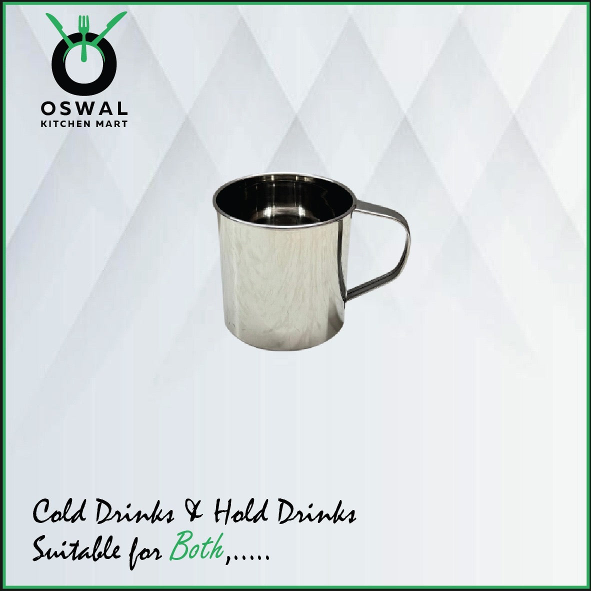 Stainless Steel Mug 1250ML |Stainless Steel Coffee Mug | Steel Cup with Handle | Steel Cups for Tea for Home, Travel, Outdoor | Tea, Coffee & Milk Mug | Rust-Proof Camping & Hiking Mug (Pack Of 1)