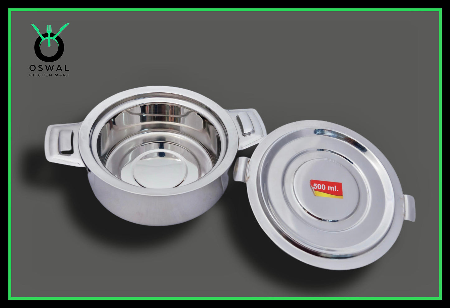 Anchor 500 ml Stainless Steel Hot Box | Double Wall Insulated | Keeps Food Hot for Hours | Strong, Durable & Leak-Proof