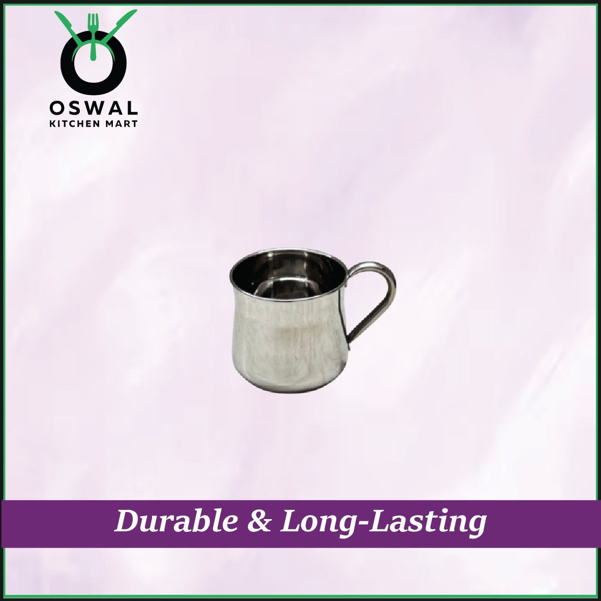 Stainless Steel 3No. Belly Shape Mug– 650ML Approx | Stylish Tea & Coffee Mug | Pack of 1