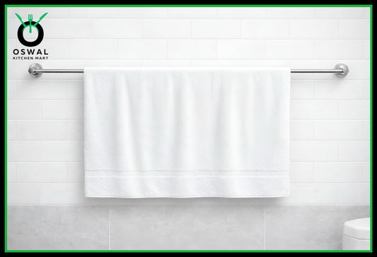 Stainless Steel 48-Inch (4Feet) Towel Rod | Wall Mounted Bathroom Towel Holder | Rust-Free & Durable (Pack of 1)