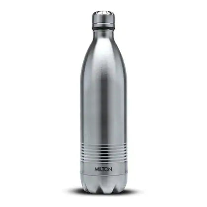 Milton Duo DLX 750 Ml Thermosteel 750 ml Water Bottle, 24 Hr Hot and Cold I Leak Proof Lid, ISI Certified I Vacuum Insulated I for Office, Gym, School